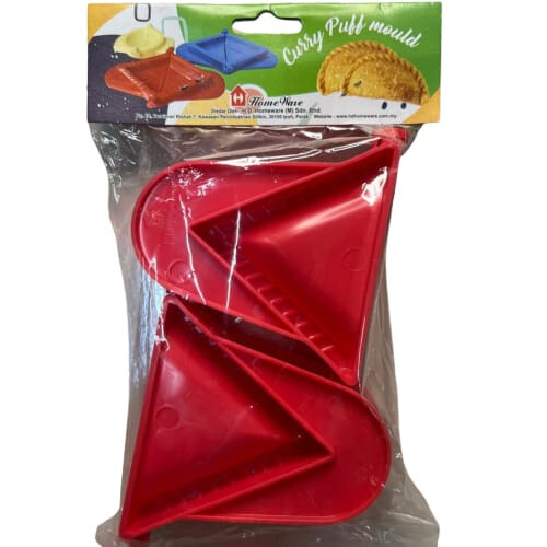 2 pz strumenti per gnocchi triangolo curry puff pasta malese triangolo colore rosso - Foto 1 di 10