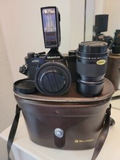 Mayima 1000 35mm Camera  Sekor Lens 135mm 2.8, Bell  Howell Lumina Flash  Bag