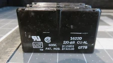 Bussmann  Q16220-2 2P Power Distribution Block Terminal 175A 600V