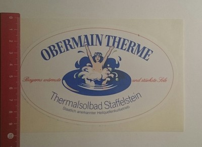 Aufkleber/Sticker: Obermain Therme Thermalsolbad Staffelstein (16121613)
