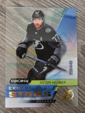 2020-21 Upper Deck Synergy Victor Hedman Exceptional Stars Hockey Card #ES-2 L.E