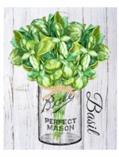 Vintage Image Kitchen Herbs Spice Ball Mason Canning Jar Waterslide Decals KI433