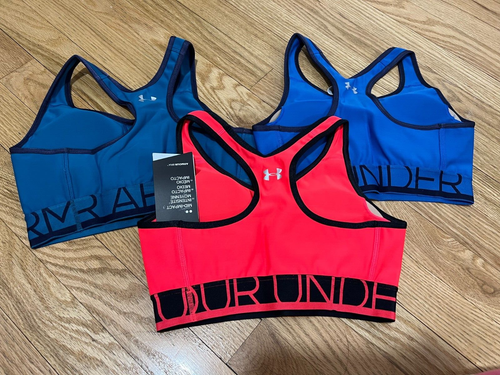 Under Armour Womens Size XS Compression Mid-Impact Sports Bra $105 Lot of 3 - Picture 2 of 6