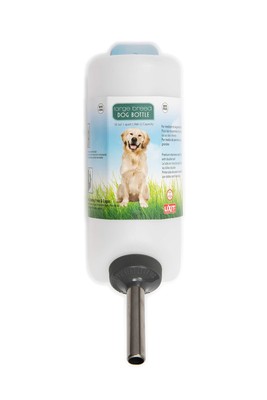 Weithals-Trinkflaschen für große und kleine Hunde 907.2 g große Hunde Weiß