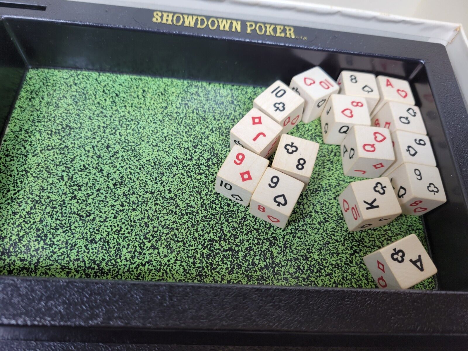 Vintage - Showdown Poker 1971 Dice Board Game - E.S. Lowe Company Inc.