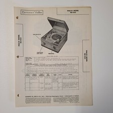 SAMS PHOTOFACT SERVICE MANUAL 36-17 PHILCO RADIO RECORD PLAYER 48-1253