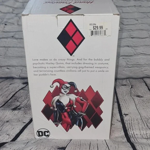 Figura NECA Batman DC CLASSICS Harley Quinn Head Knocker - Nueva en Caja Foto 3 de 4