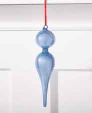 Holiday Lane Northern Lights Soft Blue Finial Ornament