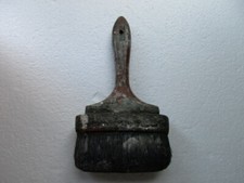 Horsehair 4 inch Paint Brush 1920s-40s Natural Bristles