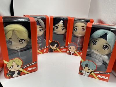 BTS Doll TinyTAN MIC Drop 11.8'' Official Kpop Licensed Product Bundle Jin Jimin