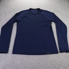 Patagonia Capilene Silkweight 1 Shirt Mens XS Blue LS Base Layer Outdoor Travel