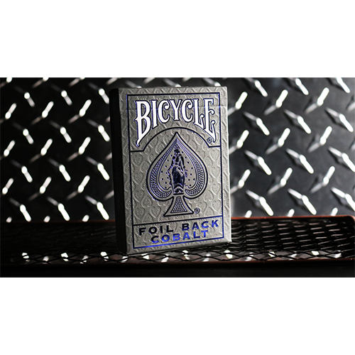 Mazzo di carte Bicycle Rider Back Cobalt MetalLuxe (Blue) Version 2