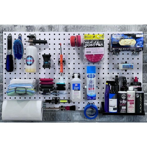 Triton Products 18-Gauge Steel Square Hole Pegboards Heavy Duty White Epoxy - Picture 2 of 6