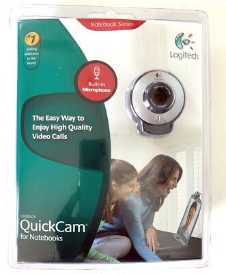 Logitech QuickCam for Notebooks (960-000010) Sealed Cam - Ships Fast *NEW