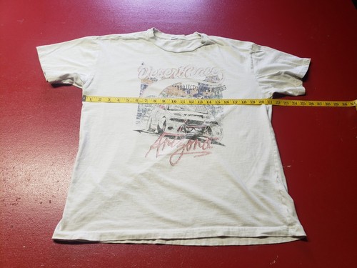 Arizona Desert Race T-Shirt Ivory XS/S Oversized 100% Cotton - Picture 5 of 7