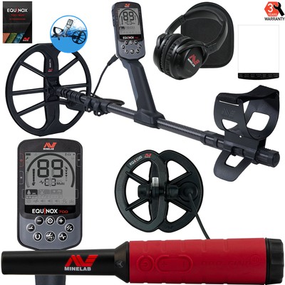 Minelab EQUINOX 700 Multi-IQ Metal Detector Pro-Find 40 and EQX 6'' Coil