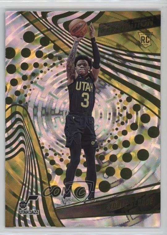 2023-24 Panini Revolution Rookies Fractal Keyonte George #118 Rookie RC