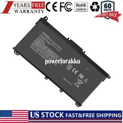TF03 TF03XL US Battery for HP Pavilion 14-BK 14-BF 14-BP 15-CC 15-CD TFO3 TFO3XL