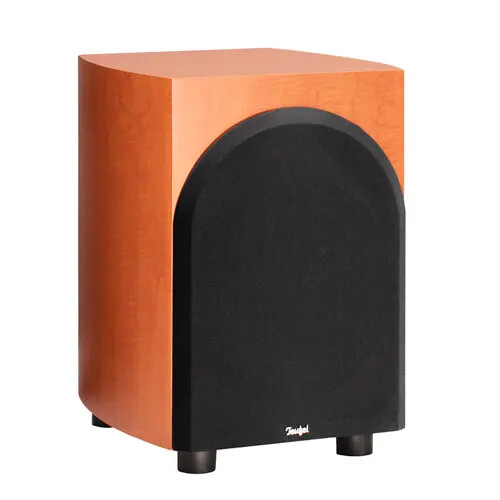 Teufel Concept R Aktivsubwoofer mit 100 watt Sinus Kirsche.holz