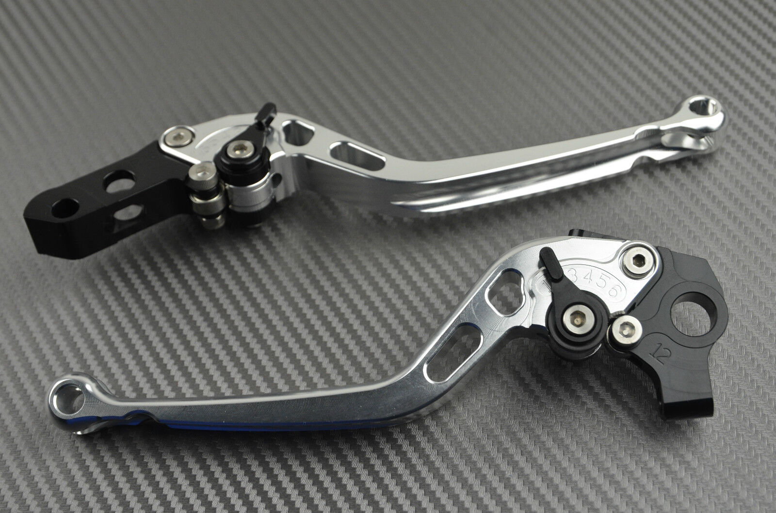 Long brake & clutch levers pair SILVER CNC Honda CBR 650 F 650F 2015 – 2016 Populaire klassieker, nieuwe baan