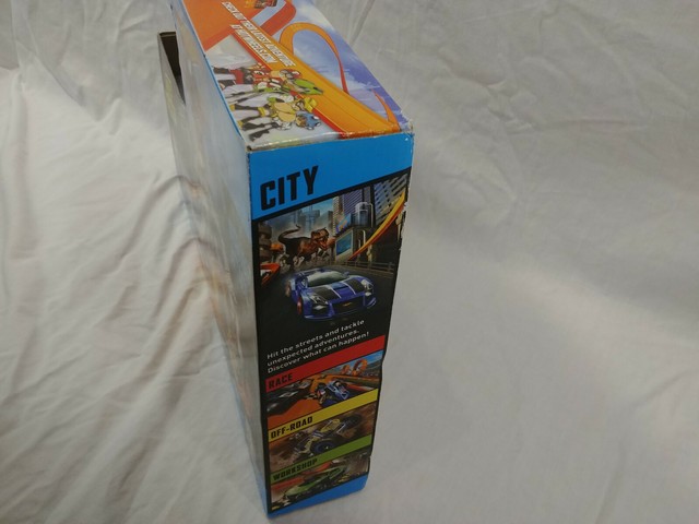 hot wheels nitrobot attack track set