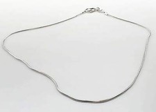 925 Tagged Sterling Silver Plated Snake Chain Necklace 1MM 16-24 inch