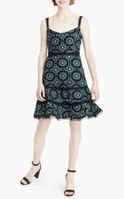 J.Crew Women’s Graphic Lace A-Line Dress NWT $178 Sz 10 Fit and Flare