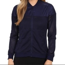 NWT Brooks Women's Run-Thru Jacket Navy Outerwear