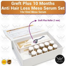Greft Plus Anti-Hair Loss, After Hair Transplant Mesotherapy Serum Set 10x10ml 