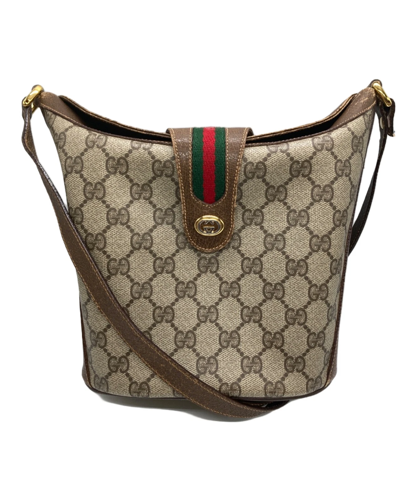Sac bandoulière Gucci marron ligne Sherry 904・02・081 du Japon
