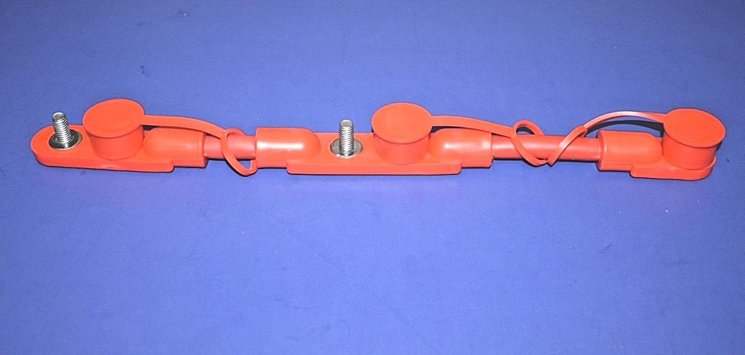 Red Positive Overmolded 3 Battery Cable Harness Freightliner Sterling