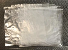 (10 Loose) CSP Resealable Newspaper Sleeves Storage Bags 13-3/8" X 11-7/8"