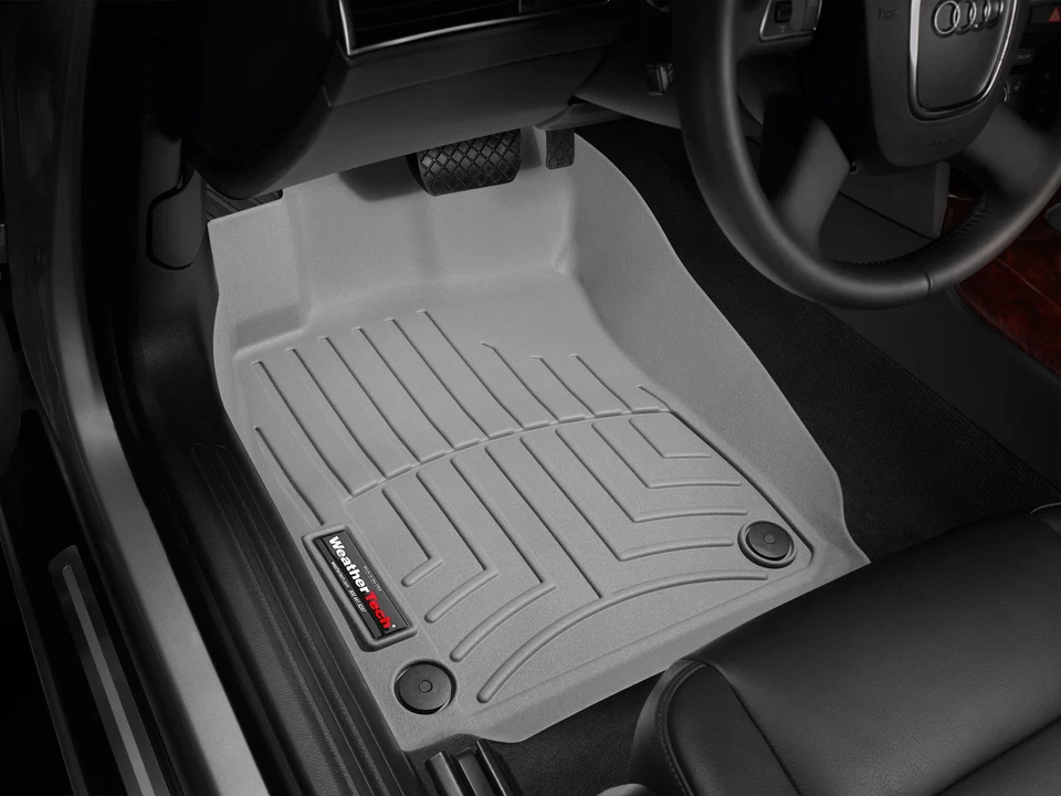 Revestimiento de suelo WeatherTech para Audi S6 2007-2011 - primera fila, gris Foto 2 de 4