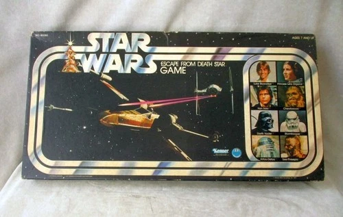 Vintage Original 1977 Star Wars Escape From The Death Star Board Game Complete