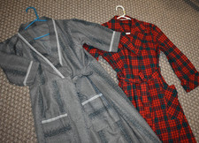 Wholesale Costume Lot of Two 40s/50s Styled House Coats, Robes, Wrappers