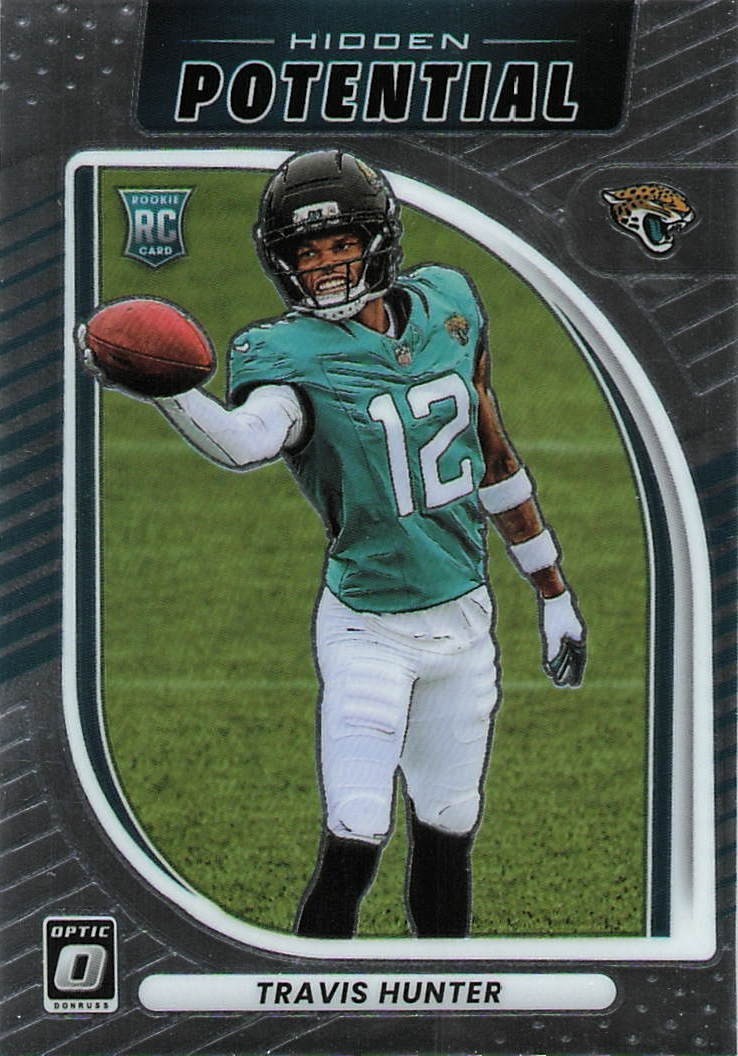 2025 Donruss Optic Travis Hunter RC #3 Hidden Potential Rookie Jaguars