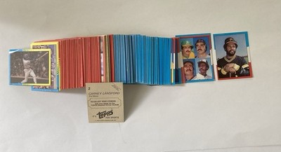 Vtg 1982 Topps Miniature Sticker Cards Set Lot Of 260 MLB Clean Crisp Corners