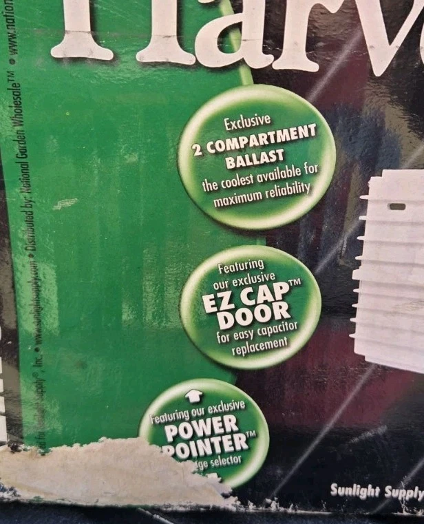 Lámpara Sun System Harvest Pro Elite HPS 100 ~ 1000 vatios lastre tipo S52 *Leer más Foto 2 de 4