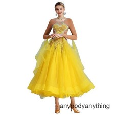 Ballroom Dance Competition Dress Woman Waltz Standard Dance Dress Dancewear