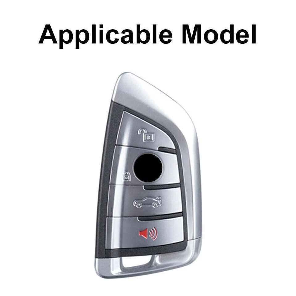 For BMW X1 X2 X3 X4 X5 X6 F15 F16 F48 G30 Carbon Fiber Car Key Fob Case Cover - Image 2 of 4