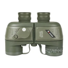 10X50 Marine Binoculars with Rangefinder Compass, Phone Adapter, IPX7 Floatin...