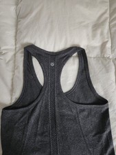 Lululemon Women's 6 Gray Swiftly Tech Racerback Top Gym Running Yoga
