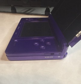 Nintendo 3DS Midnight Purple Portable Gaming Console Tested Works