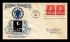 DR JIM STAMPS US COVER JOHN G WHITTIER FAMOUS AMERICANS FDC CROSBY PHOTO CACHET