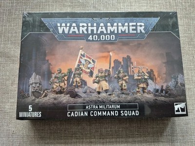 Warhammer 40k Games Workshop ASTRA MILITARUM: CADIAN COMMAND SQUAD Neu Kostenloser Versand 
