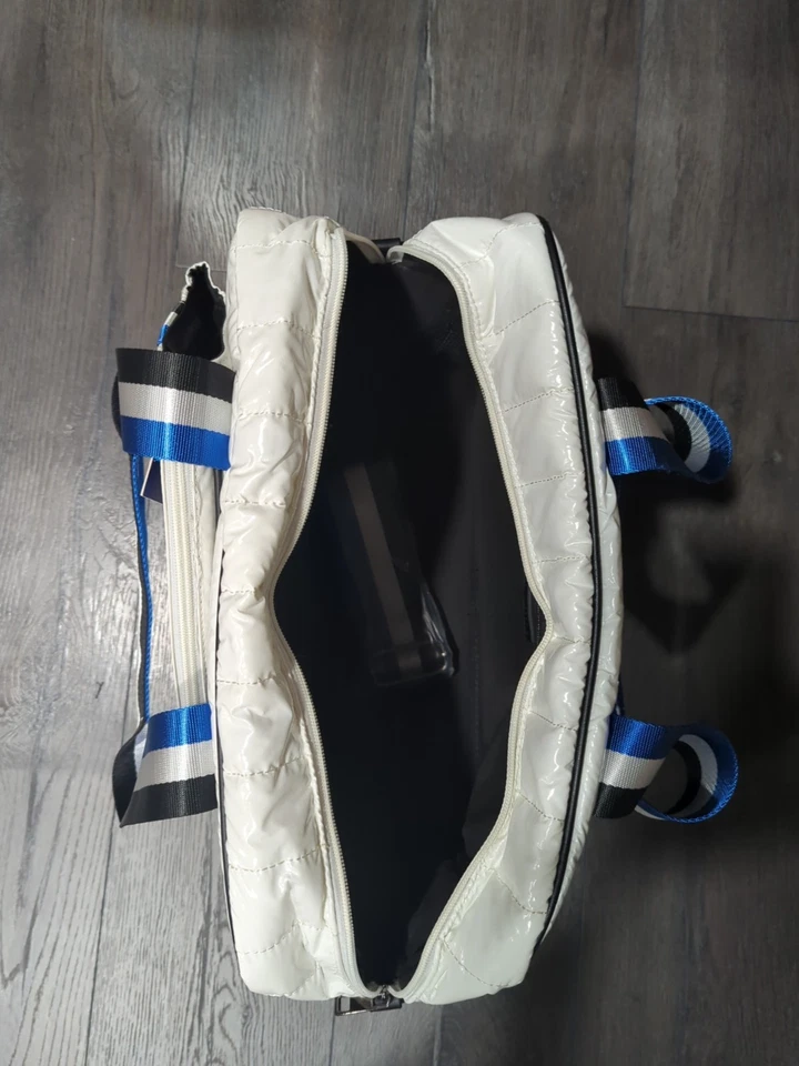 Bolso Bandolera/Hombro Tenis Parker&Hyde Blanco/Azul Foto 3 de 4