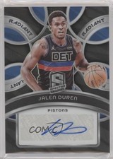 2023-24 Panini Spectra Radiant Signatures 66/75 Jalen Duren #RS-JDR Auto