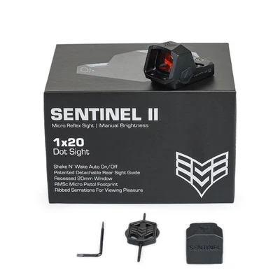 Swampfox Sentinel 2 II GREEN / RED Dot Sight Micro Reflex Sight RMSc 3MOA 1x20mm