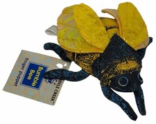 Vintage Crocodile Creek Bumble Bee Finger Puppet WWF World Wildlife Federation