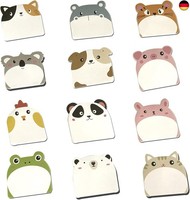 12 Packungen Kinder Haftnotizen, Cartoon Niedliche Haftnotizen, Selbstklebende